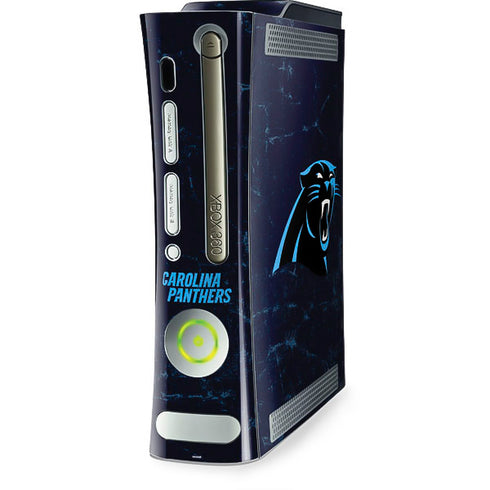 NFL Carolina Panthers Distressed Xbox 360 (Includes HDD) Skin